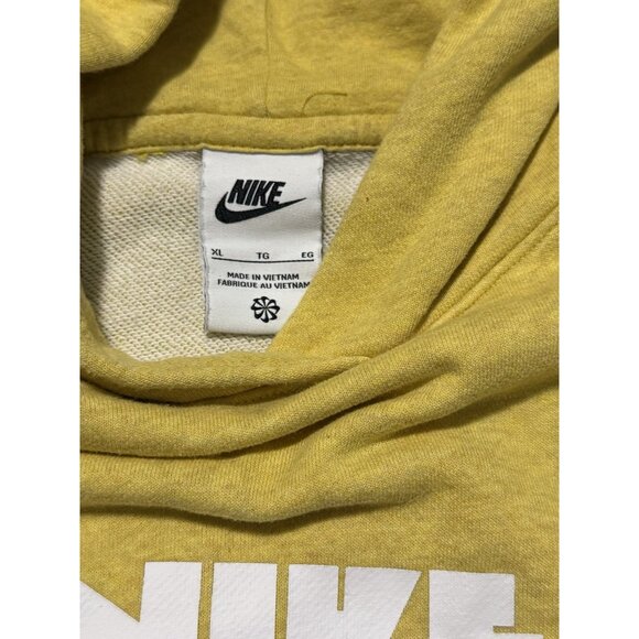 Nike Hoodie Medium Yellow Sportswear Circa '72 Big Kids Pullover - Picture 3 of 5